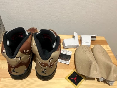 Supreme × Nike Air Jordan 5 Retro "Desert Camo"