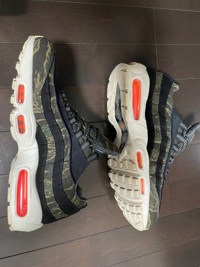 Carharte WIP × Nike Air Max 95 "Black/Sail/Total Orange"