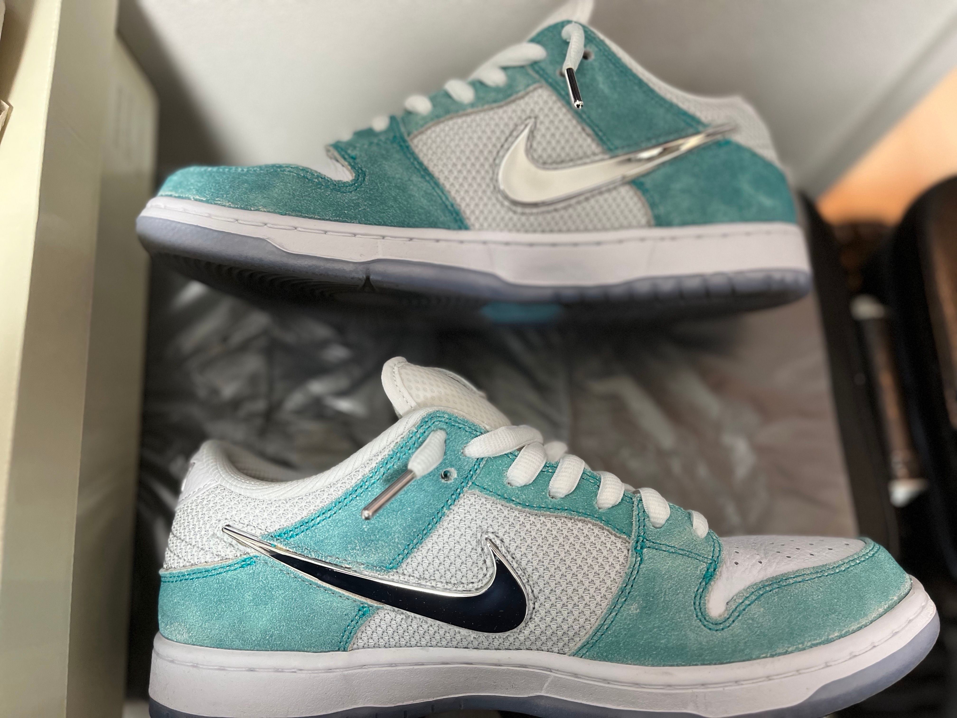 APRIL SKATEBOARDS × Nike SB Dunk Low Pro QS "White and Multi-Color"