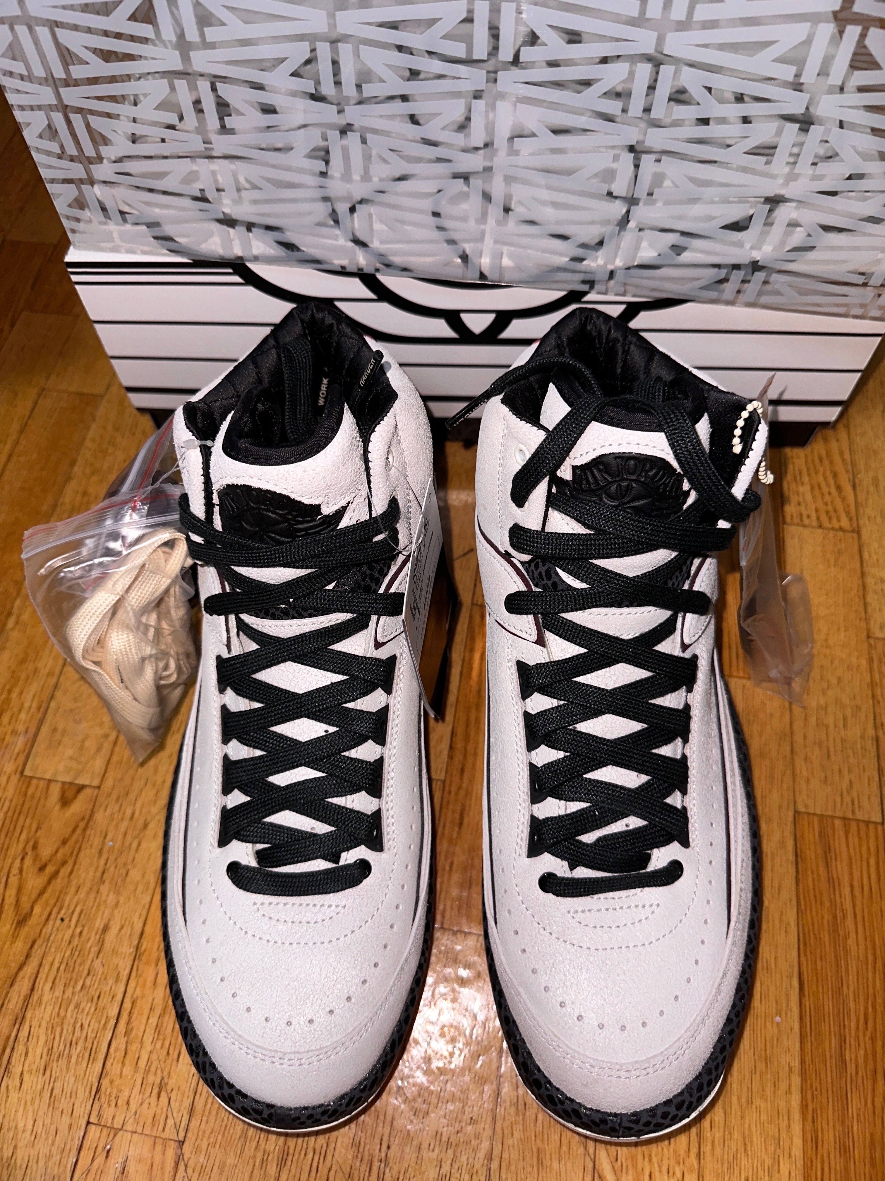 A Ma Maniere × Nike Air Jordan 2 "Airness/Sail and Burgundy"