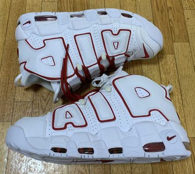 NIKE AIR MORE UPTEMPO "WHITE/VARSITY RED" (2021)
