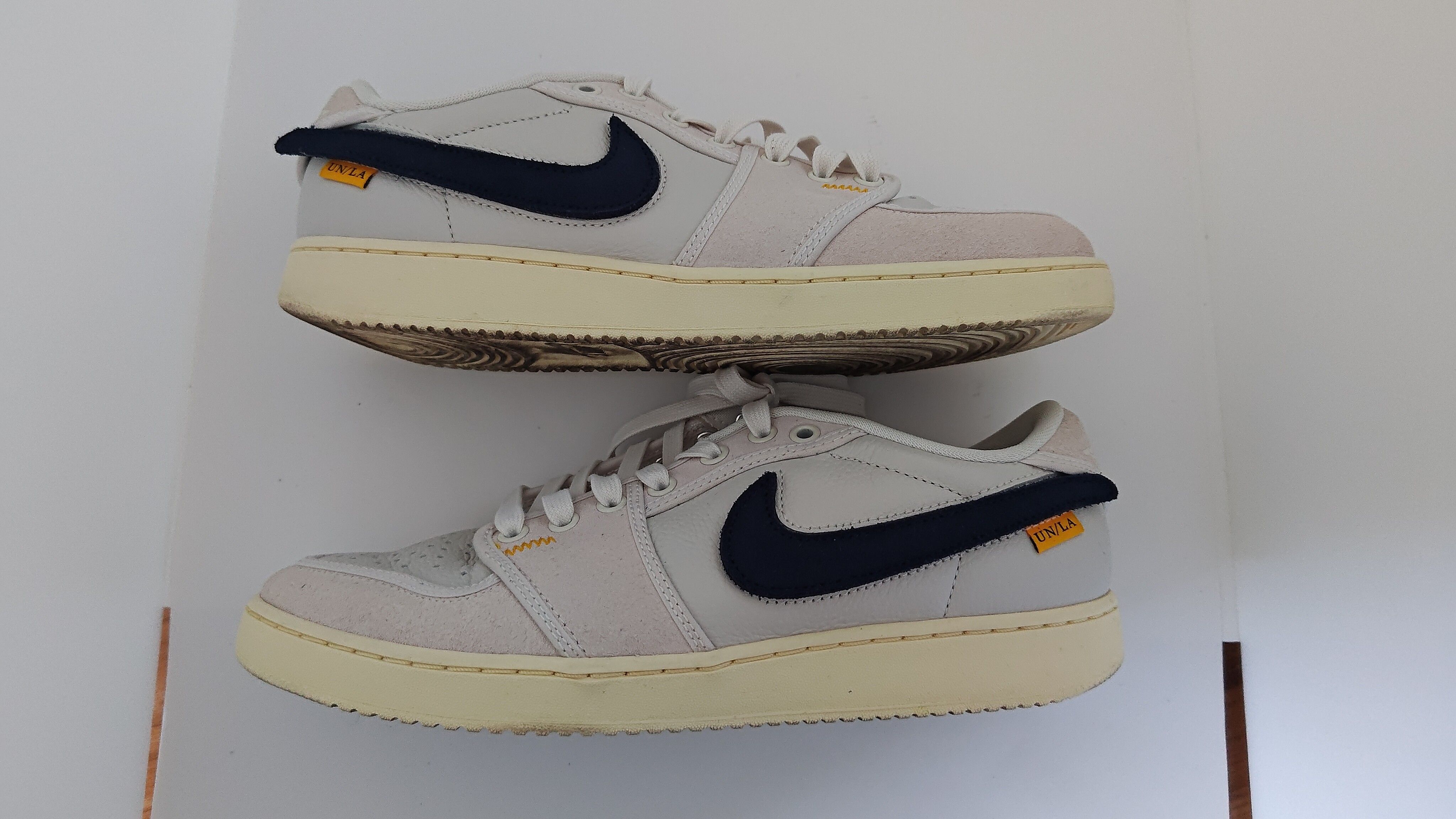 UNION × Nike Air Jordan 1 Low KO "Sail Leather"