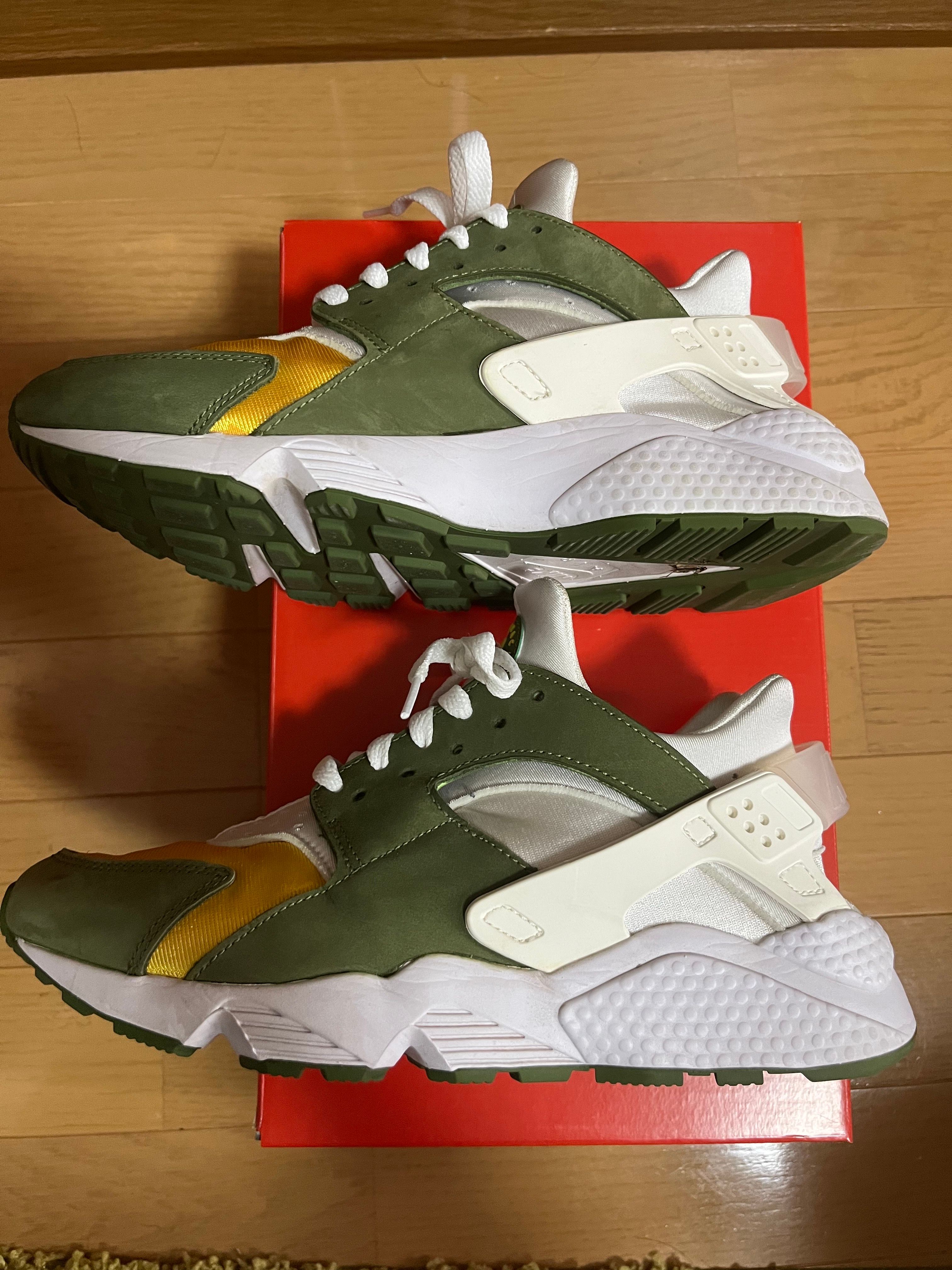 Stussy × Nike Air Huarache "Dark Olive"