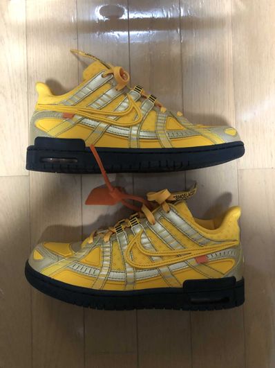 Off-White × Nike Air Rubber Dunk "University Gold"
