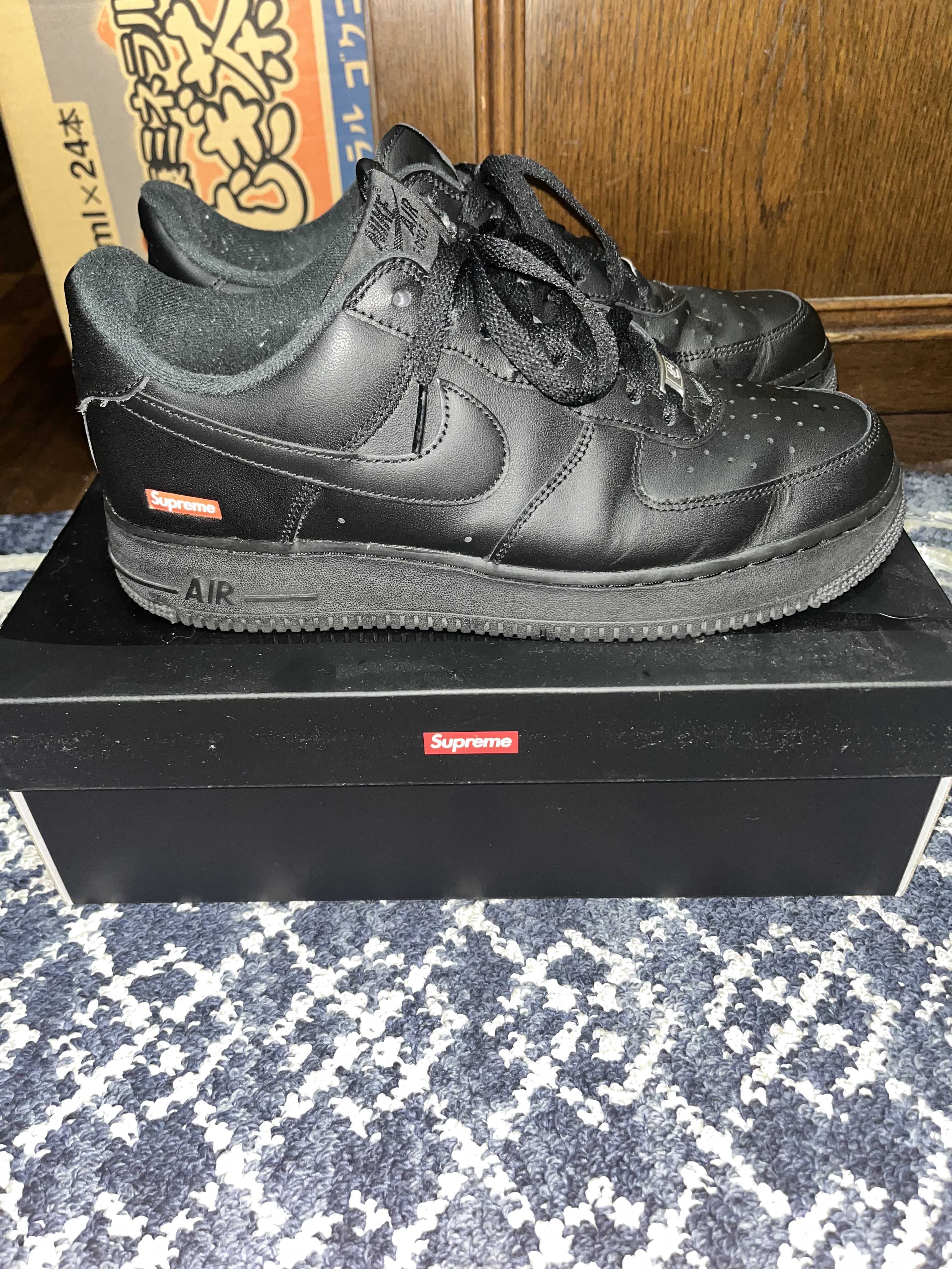 Supreme × Nike Air Force 1 Low "Black"