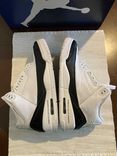 Fragment × Nike Air Jordan 3 "White/Black"