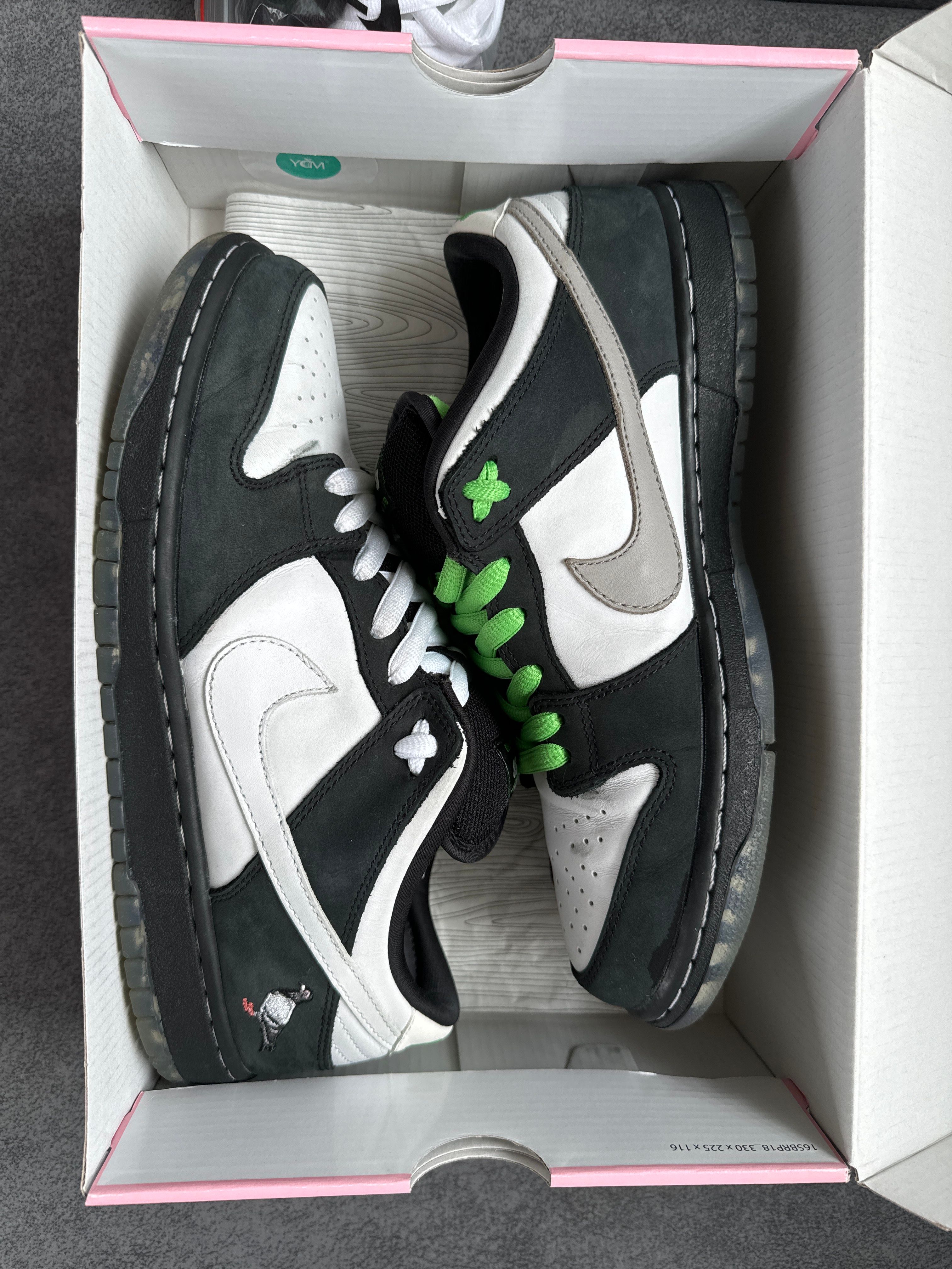 STAPLE × Nike SB Dunk Low "Pigeon Black/White"