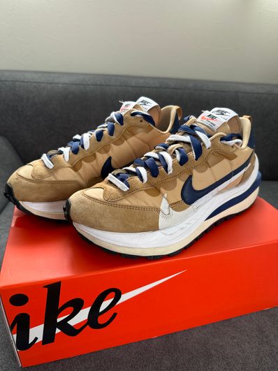 Sacai × Nike Vapor Waffle "Sesame And Blue Void"