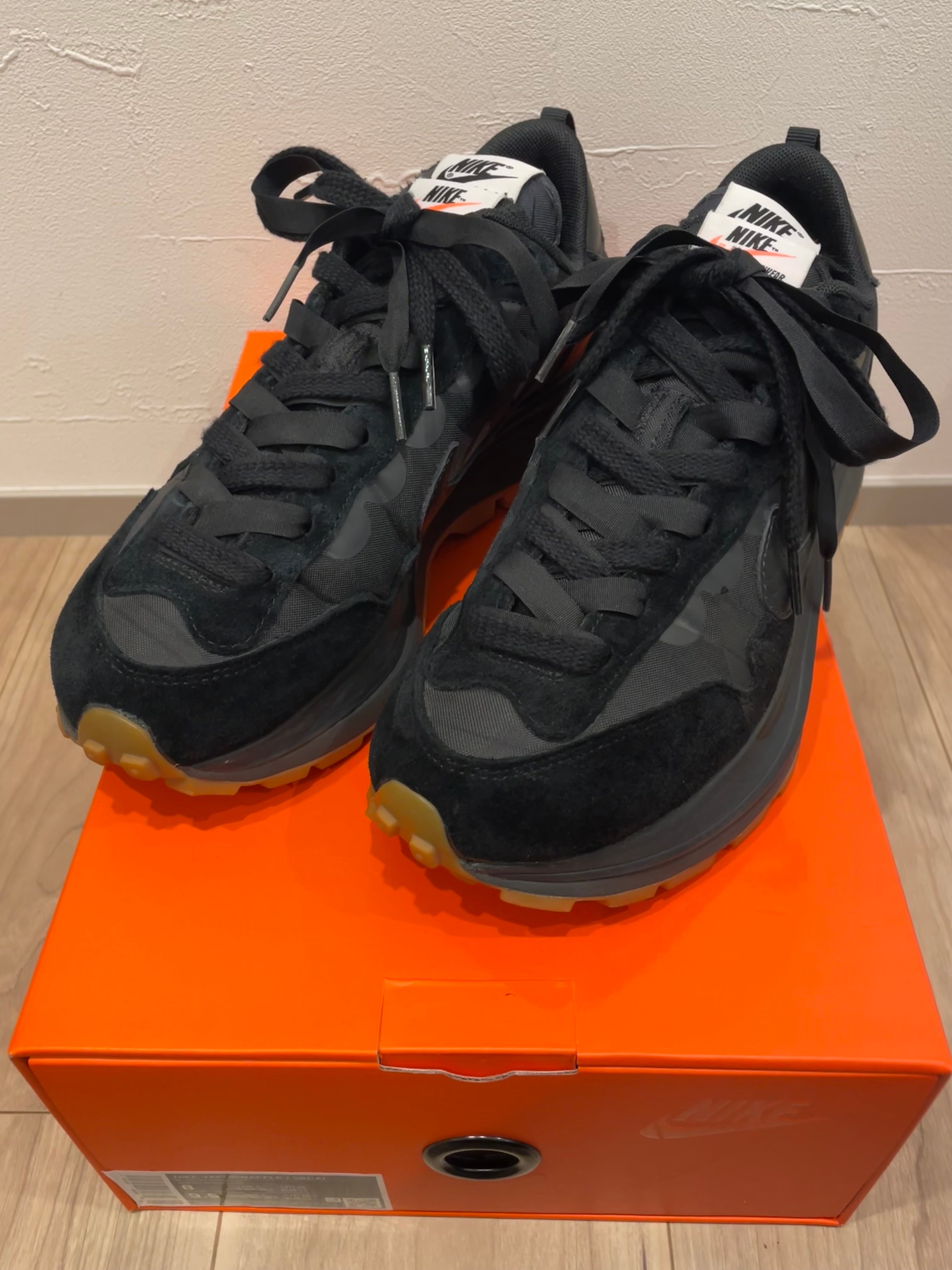 sacai × Nike VaporWaffle "Black Gum"