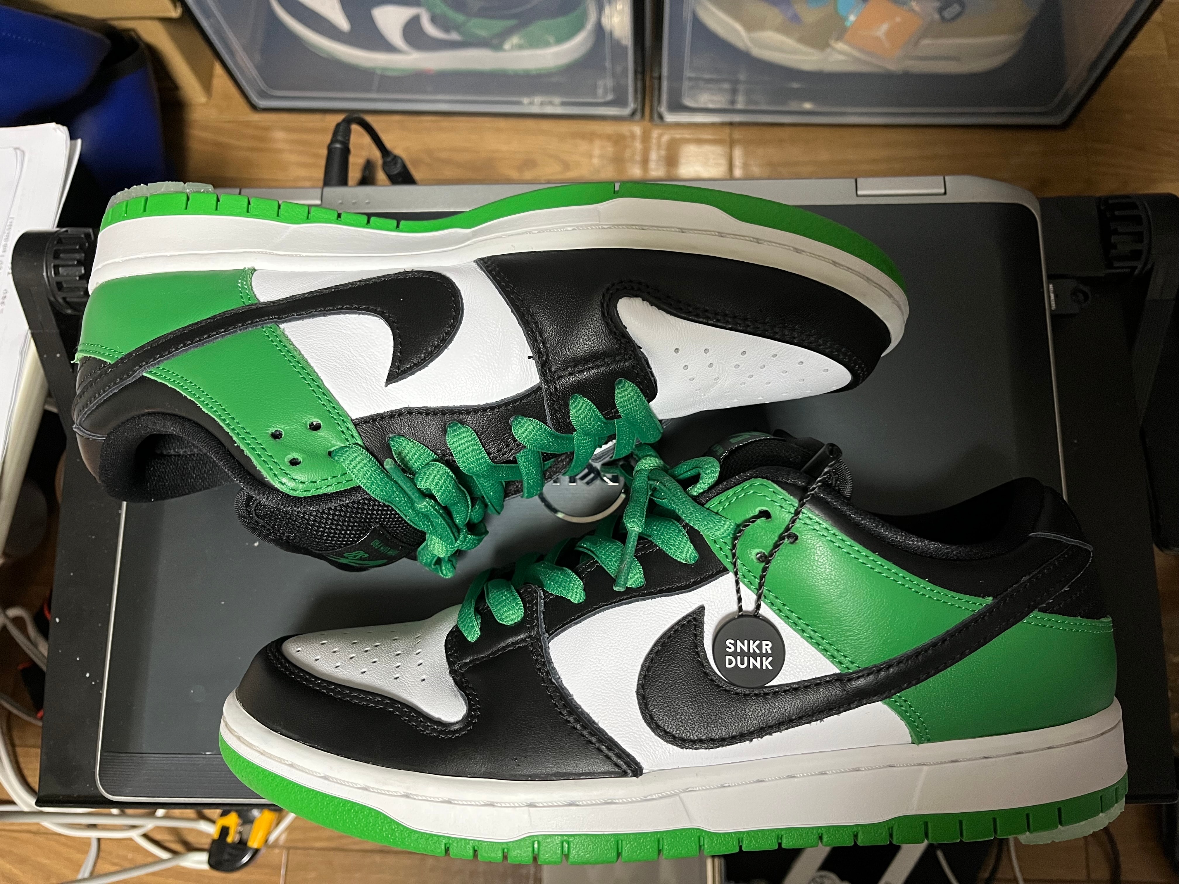 Nike SB Dunk Low Pro "Black and Classic Green"