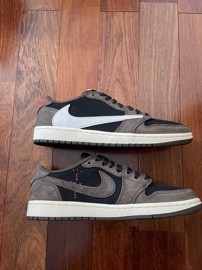Travis Scott × Nike Air Jordan 1 Low OG SP-T "Black/Dark Mocha"
