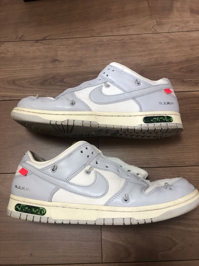 Off-White × Nike Dunk Low "Sail/Neutral Gray"