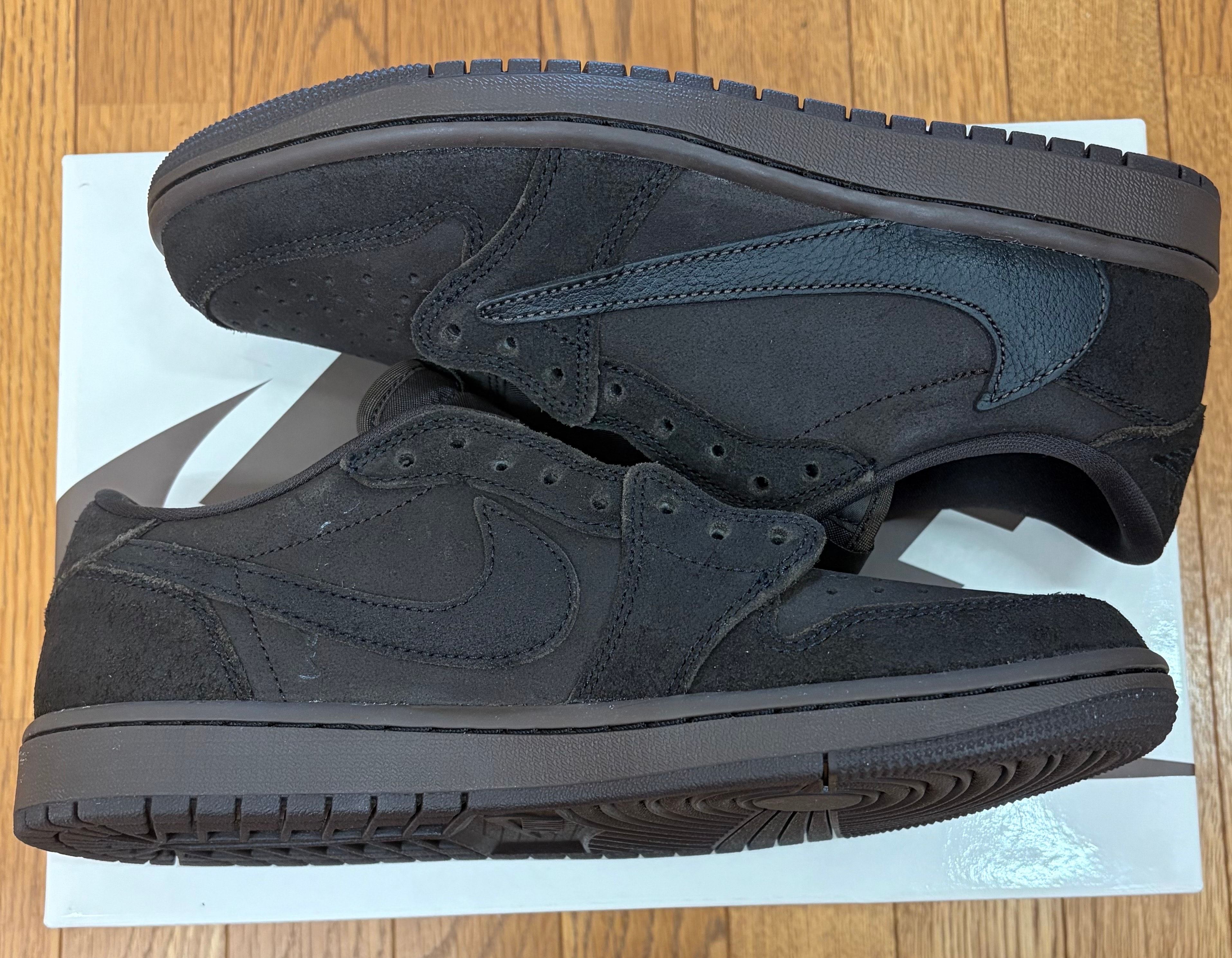 Travis Scott × Nike Air Jordan 1 Low OG SP "Velvet Brown and Dark Mocha"