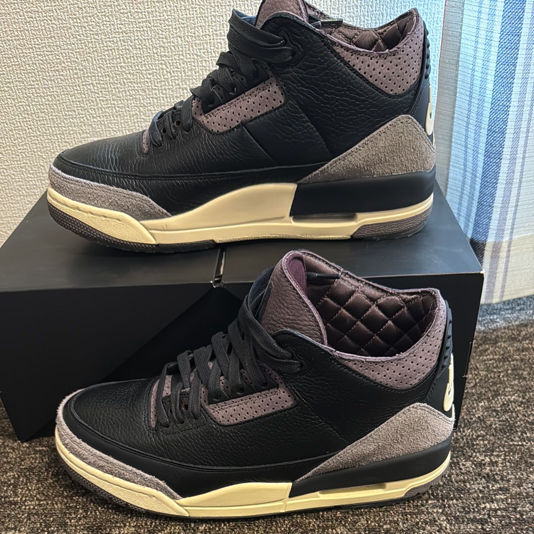 A Ma Maniere × Nike Women's Air Jordan 3 Retro OG SP "Black and Flat Pewter/WYWS"