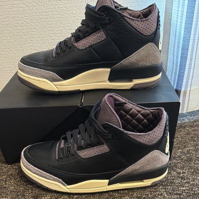 A Ma Maniere × Nike Women's Air Jordan 3 Retro OG SP "Black and Flat Pewter/WYWS"