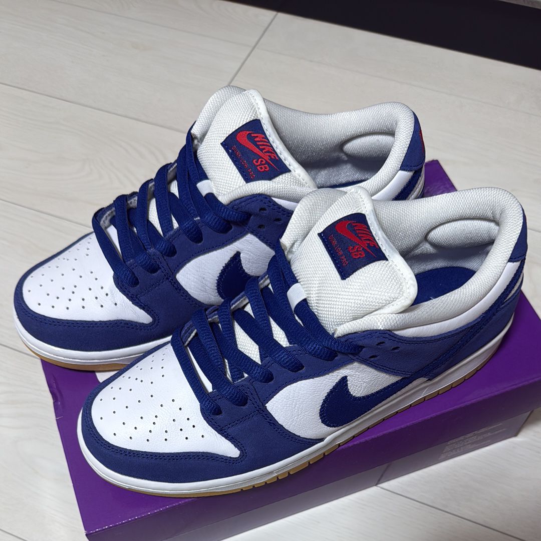 Nike SB Dunk Low "Los Angeles Dodgers/Deep Royal Blue"