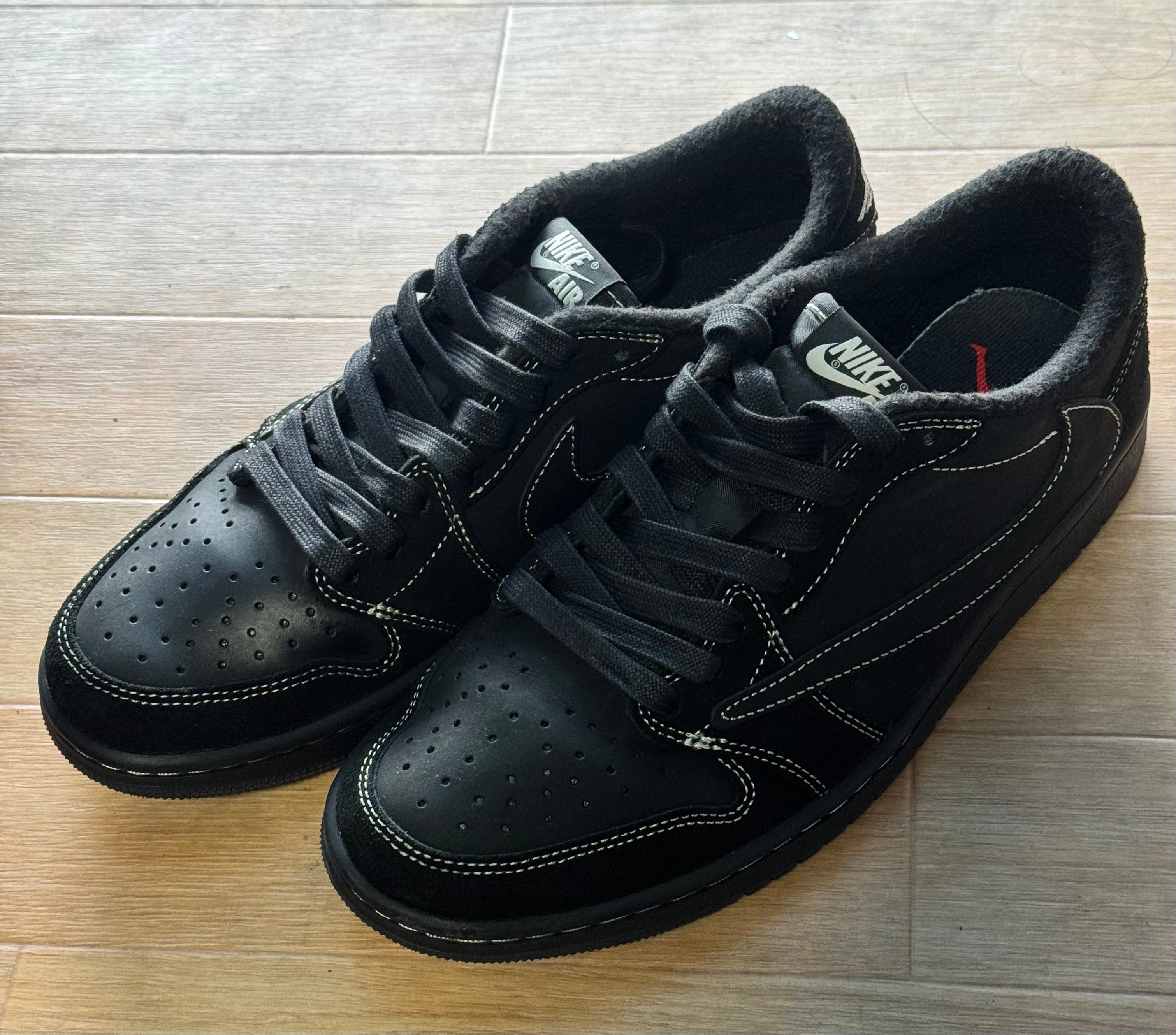 Travis Scott × Nike Air Jordan 1 Low OG SP "Black Phantom"