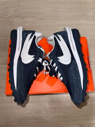 Fragment × sacai × Nike LD Waffle "Blackended Blue"