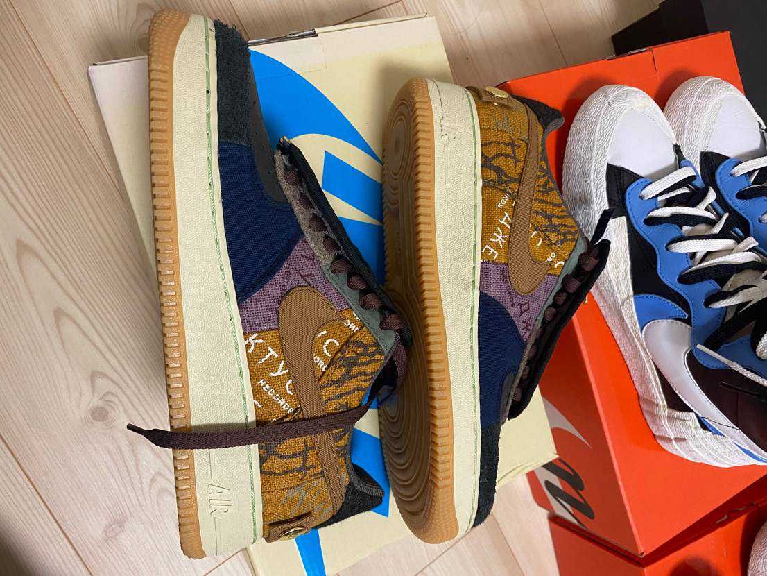 Travis Scott × Nike Air Force 1 Low Cactus Jack "Multi Color"