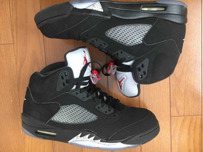 Nike Air Jordan 5 Retro OG "Black/Fire Red/Metallic Silver/White" (2016)