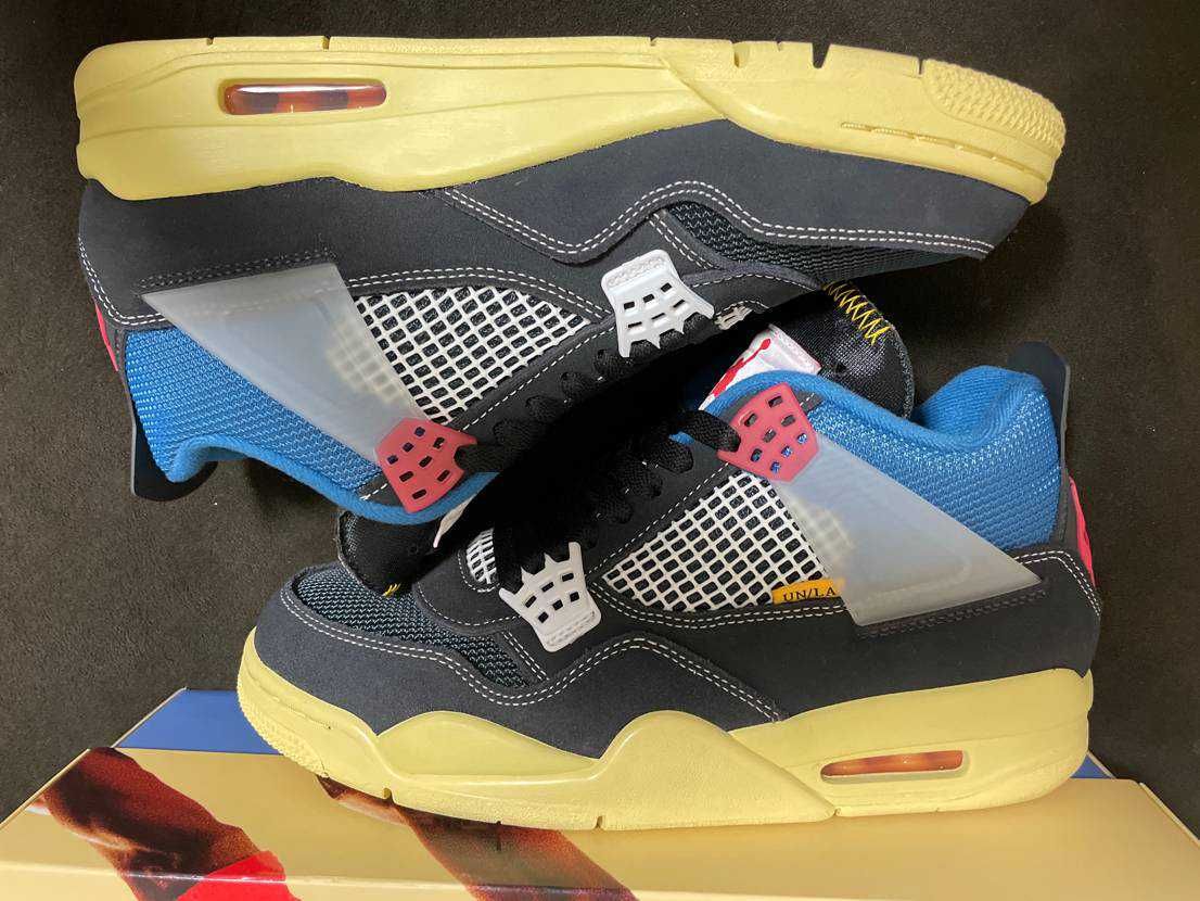UNION × Nike Air Jordan 4 "Off Noir"