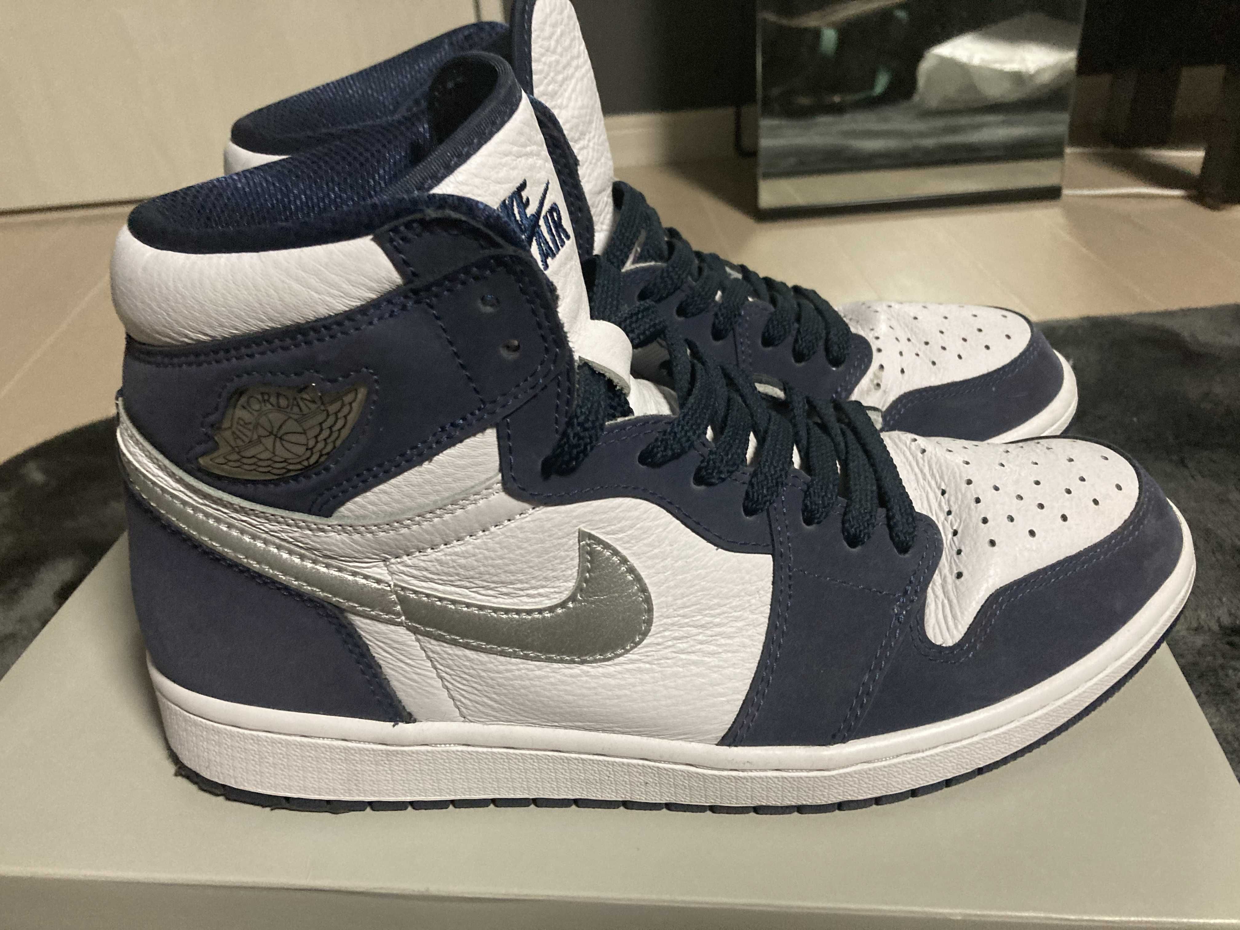 Nike Air Jordan 1 High OG CO.JP "White/Midnight Navy" (2020)(ブリーフケースなし)