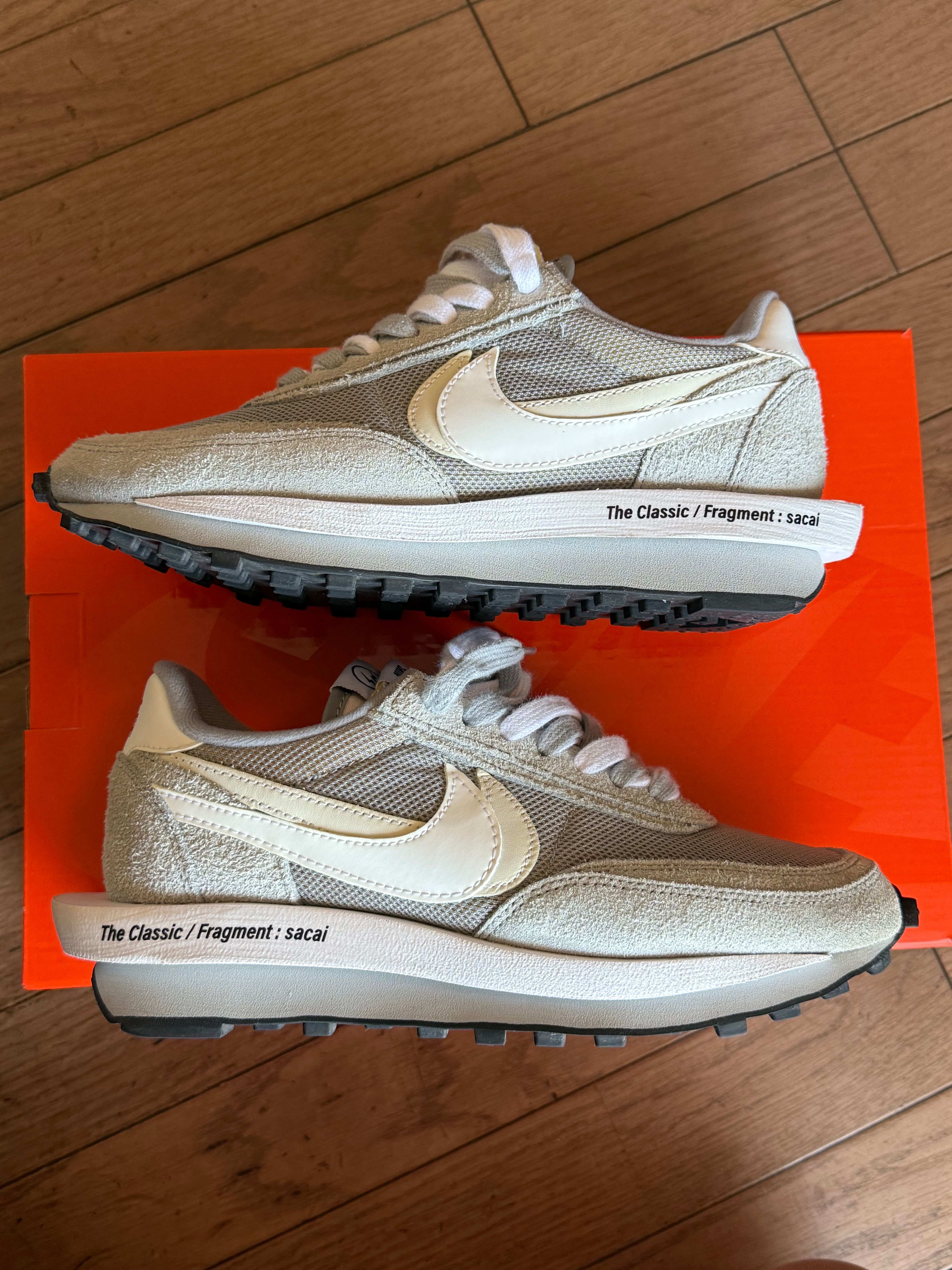 Fragment × sacai × Nike LD Waffle "Light Smoke Grey"