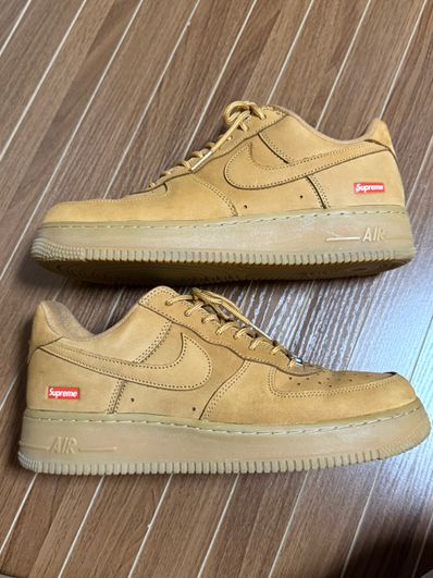 Supreme × Nike Air Force 1 Low "Flax/Wheat"