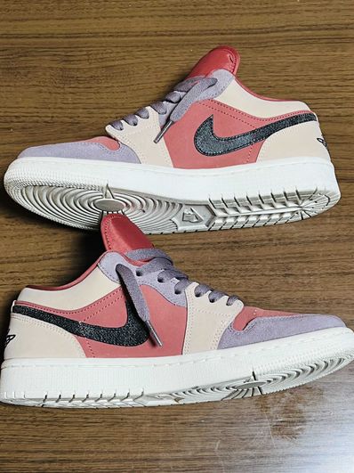 Nike Women's Air Jordan 1 Low "Canyon Rust/Black-Purple Smoke"