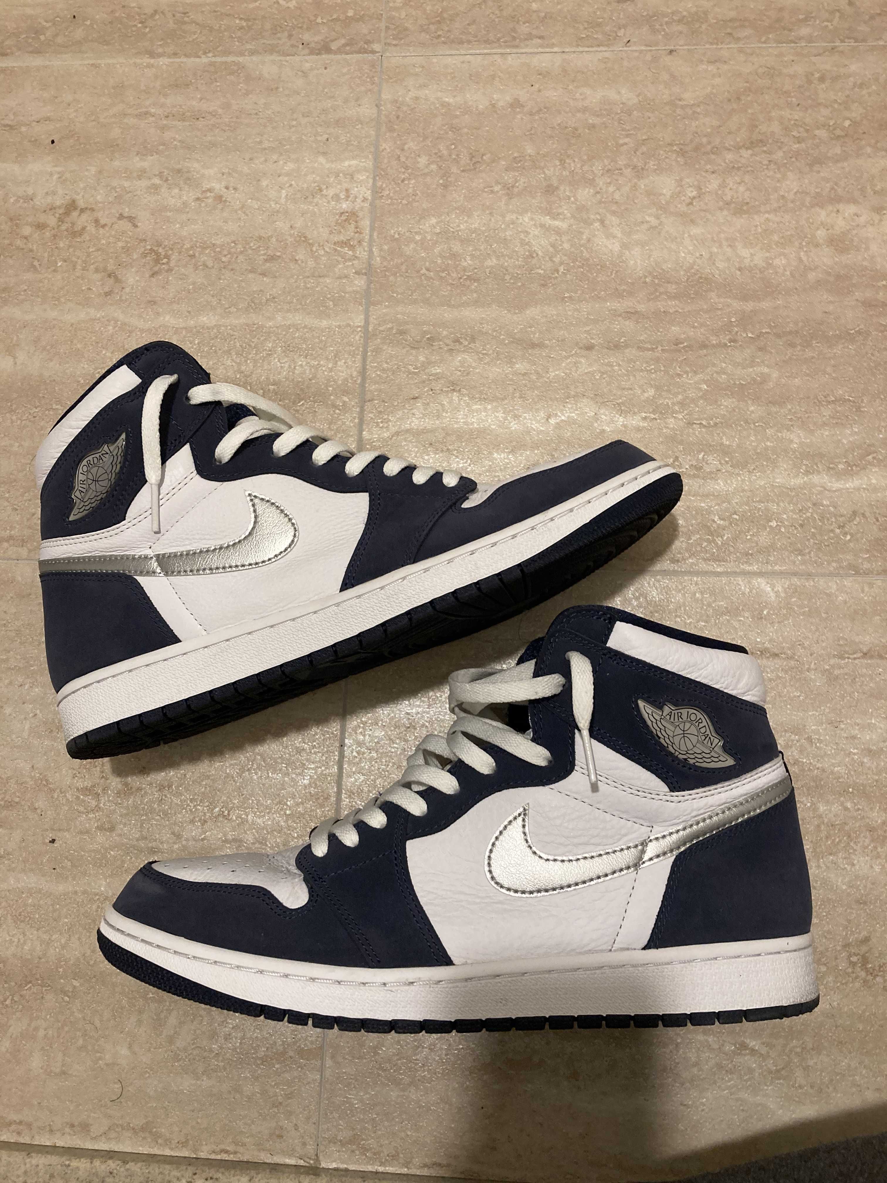 Nike Air Jordan 1 High OG CO.JP "White/Midnight Navy" (2020)(ブリーフケースなし)