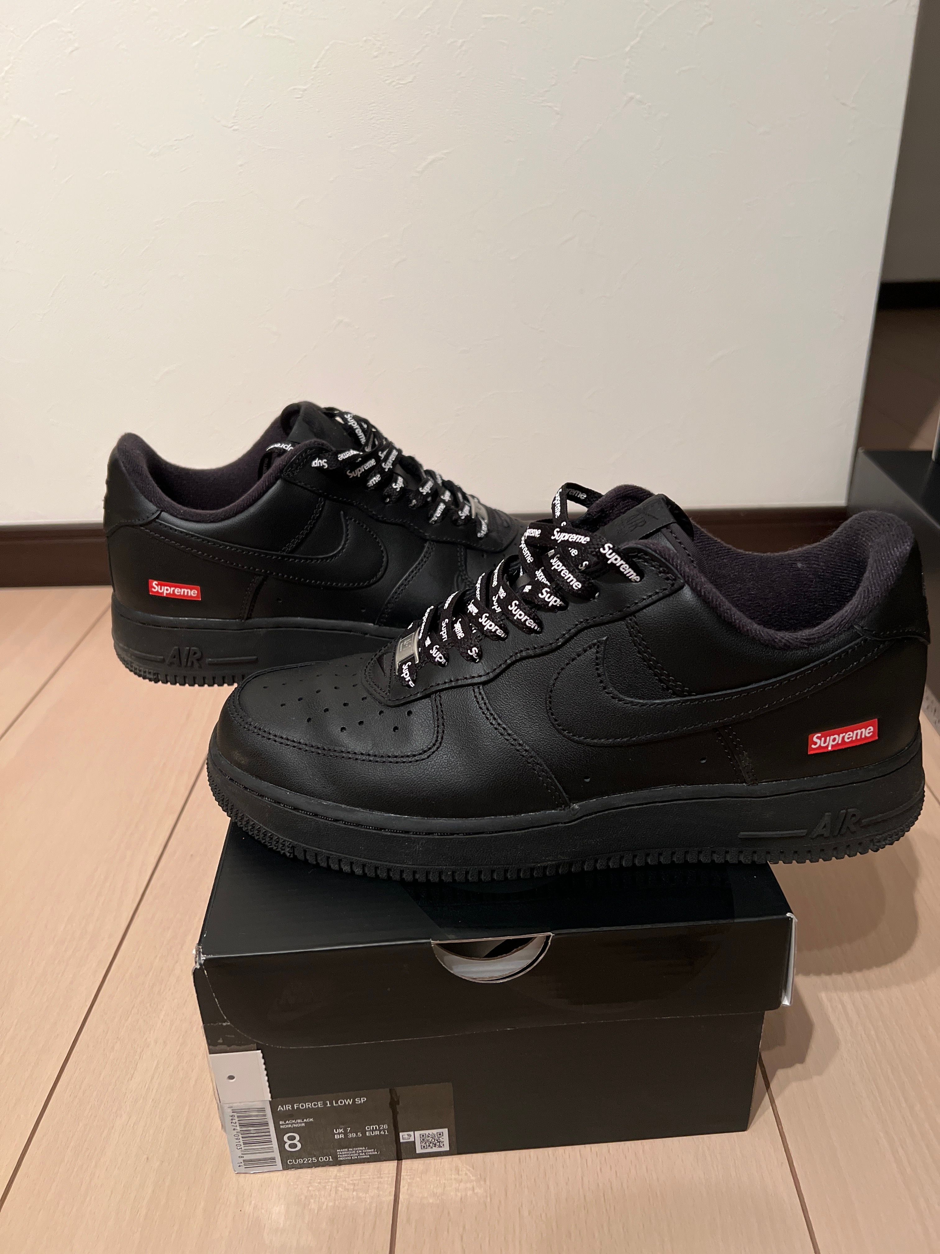 Supreme × Nike Air Force 1 Low "Black"