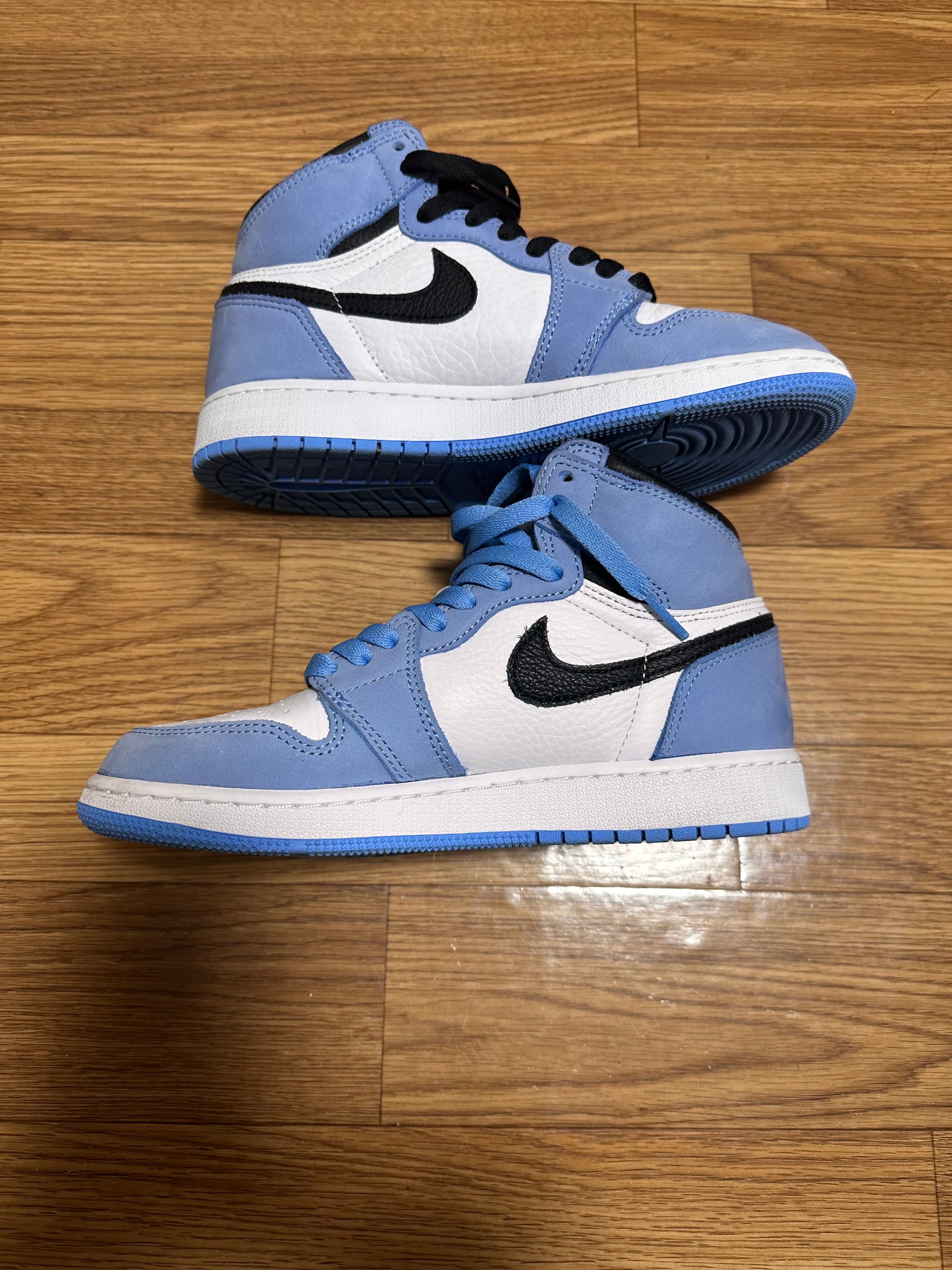 Nike GS Air Jordan 1 High "White/University Blue/Black"   