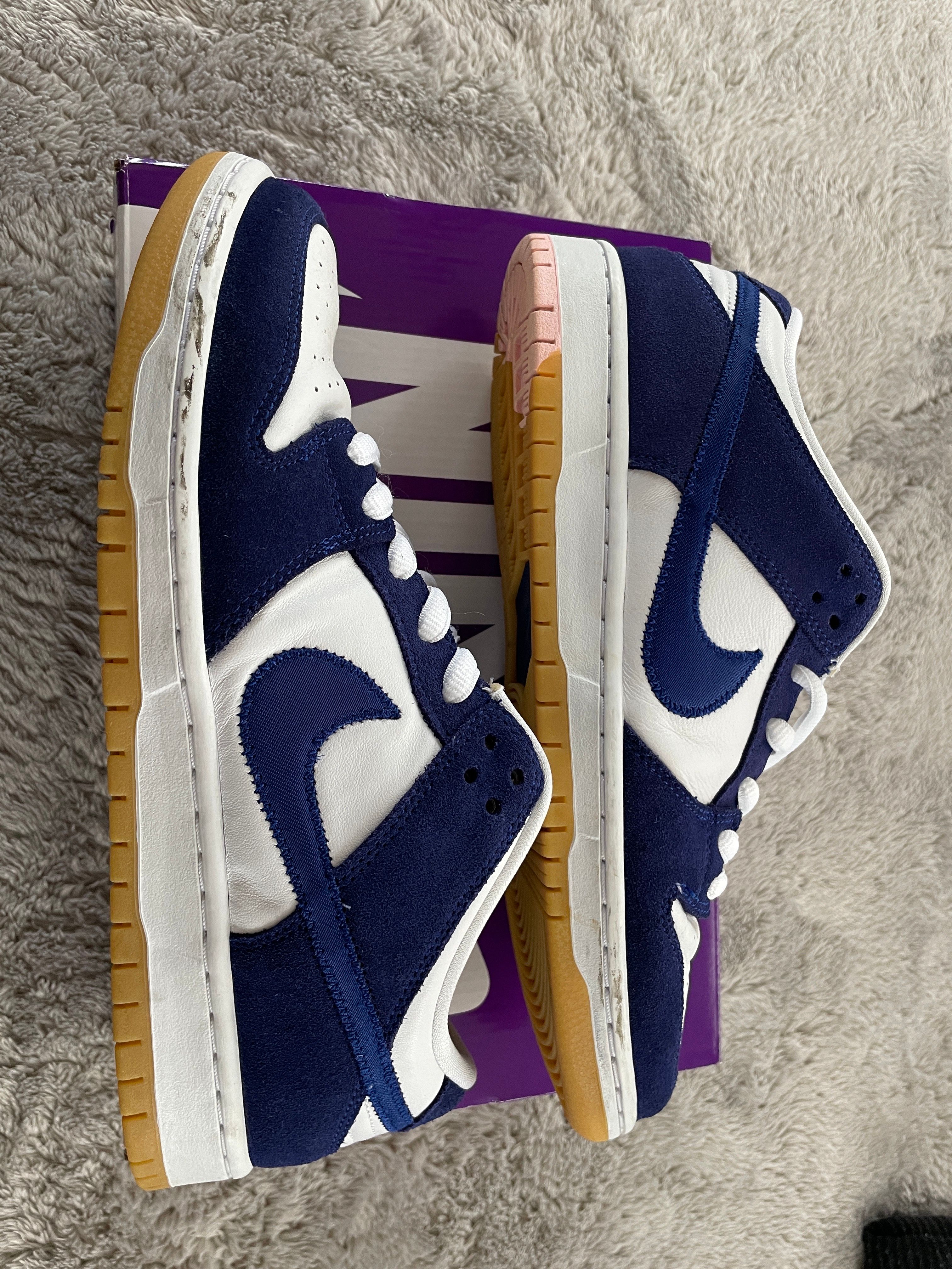 Nike SB Dunk Low "Los Angeles Dodgers/Deep Royal Blue"