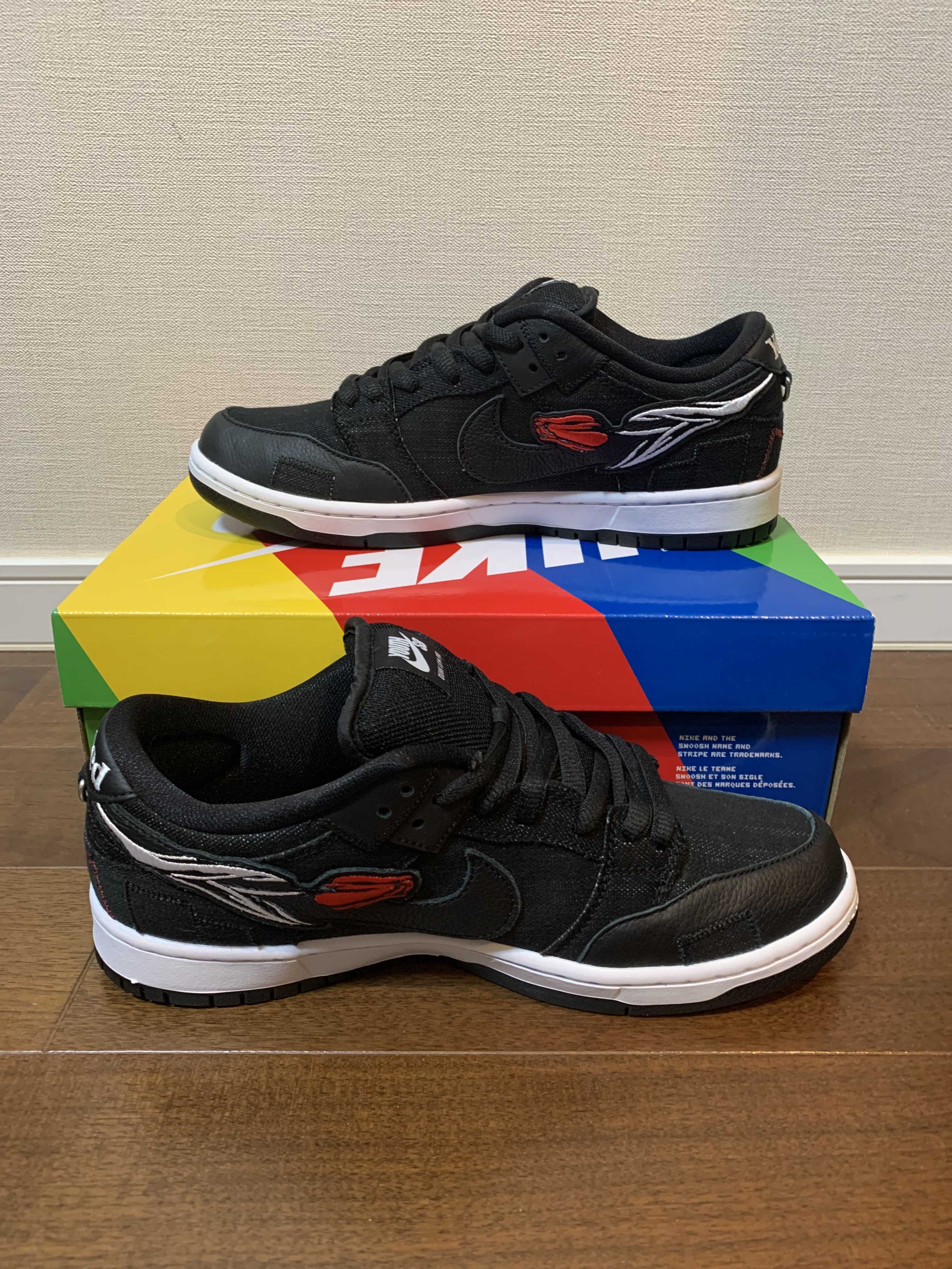 Wasted Youth × Nike SB Dunk Low "Black Denim" / VERDY