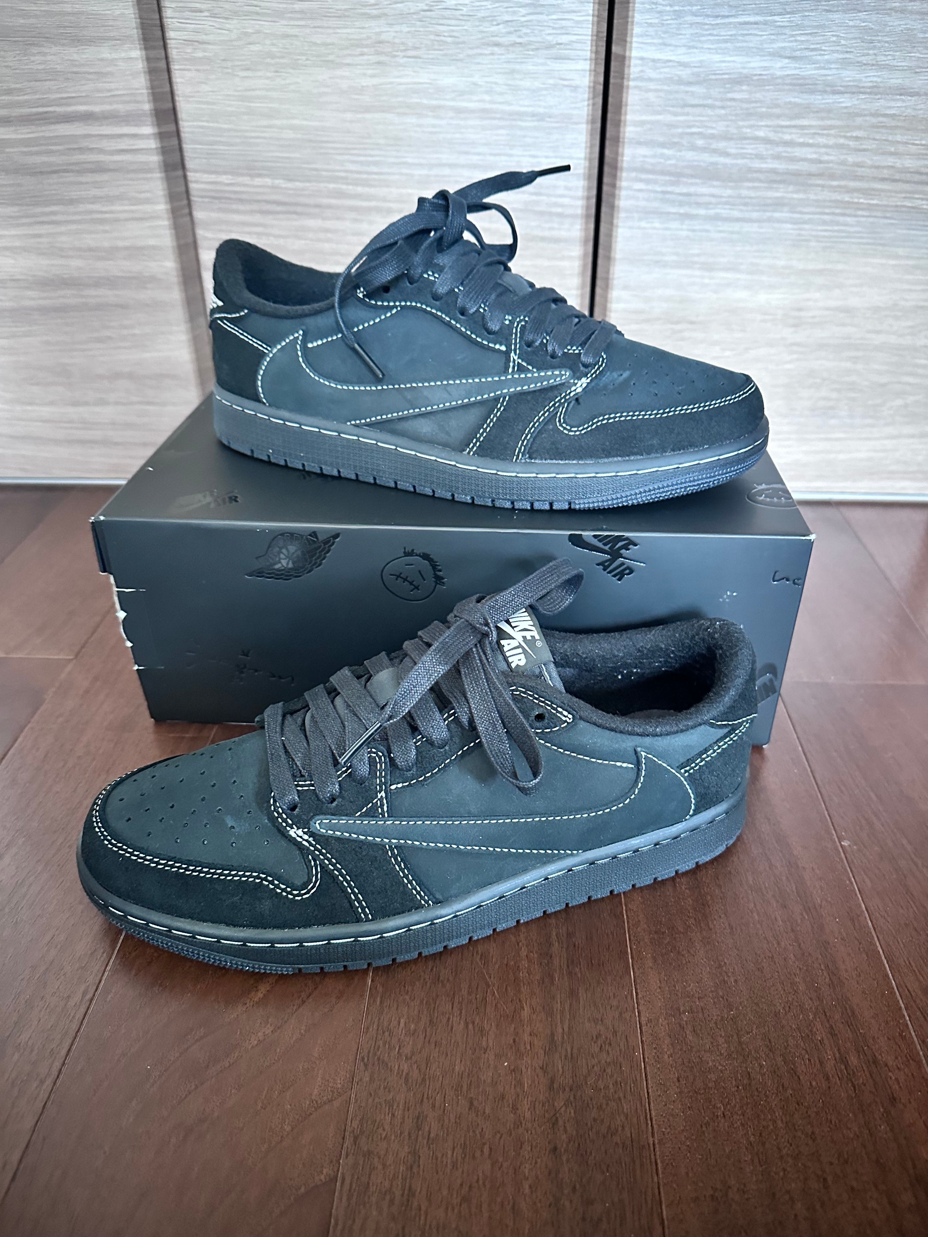 Travis Scott × Nike Air Jordan 1 Low OG SP "Black Phantom"