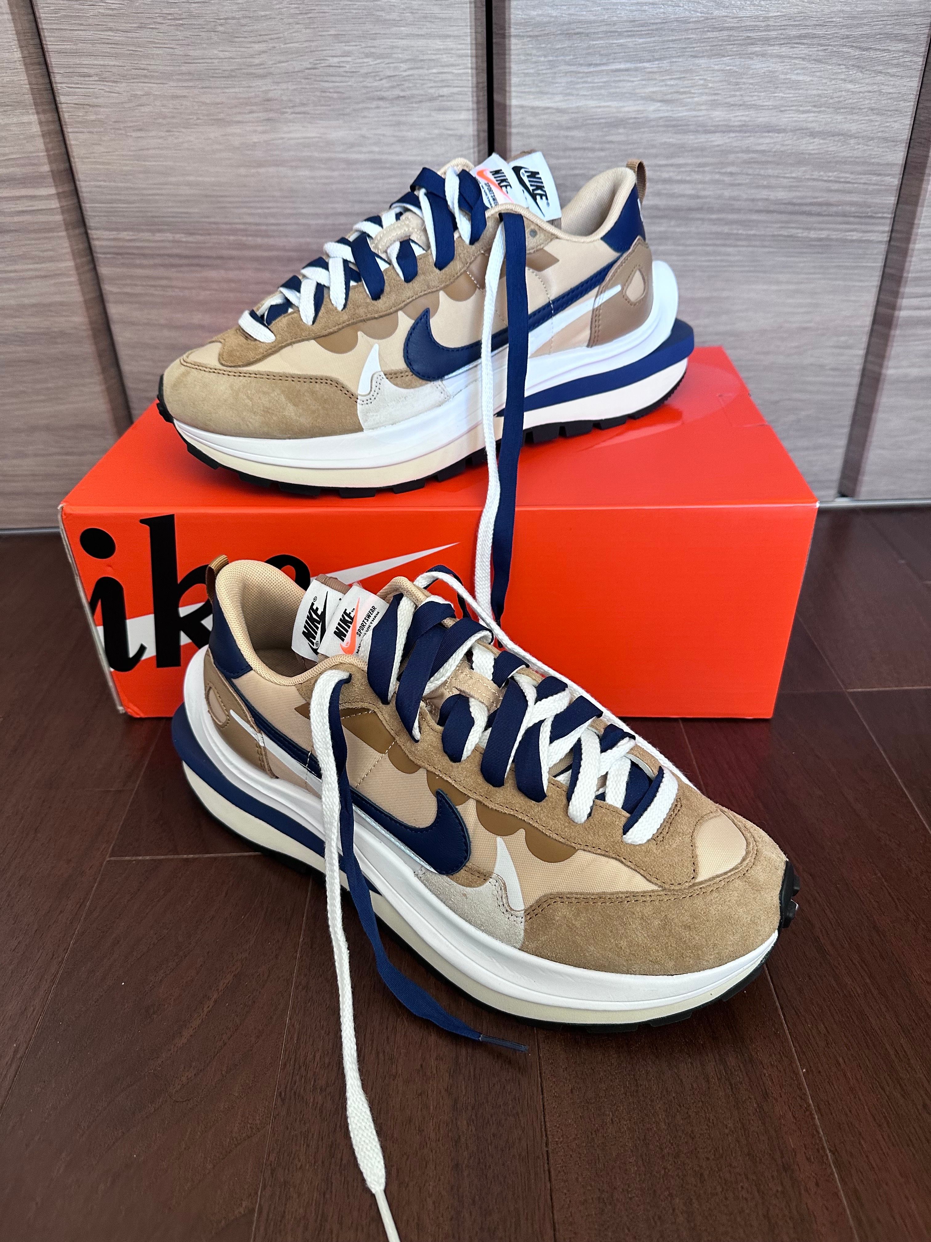 Sacai × Nike Vapor Waffle "Sesame And Blue Void"