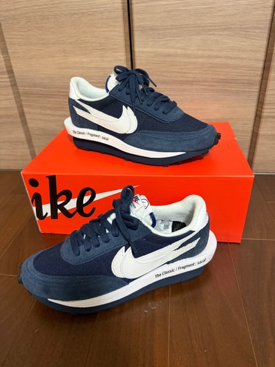 fragment design × sacai × Nike LD Waffle "Blackended Blue"