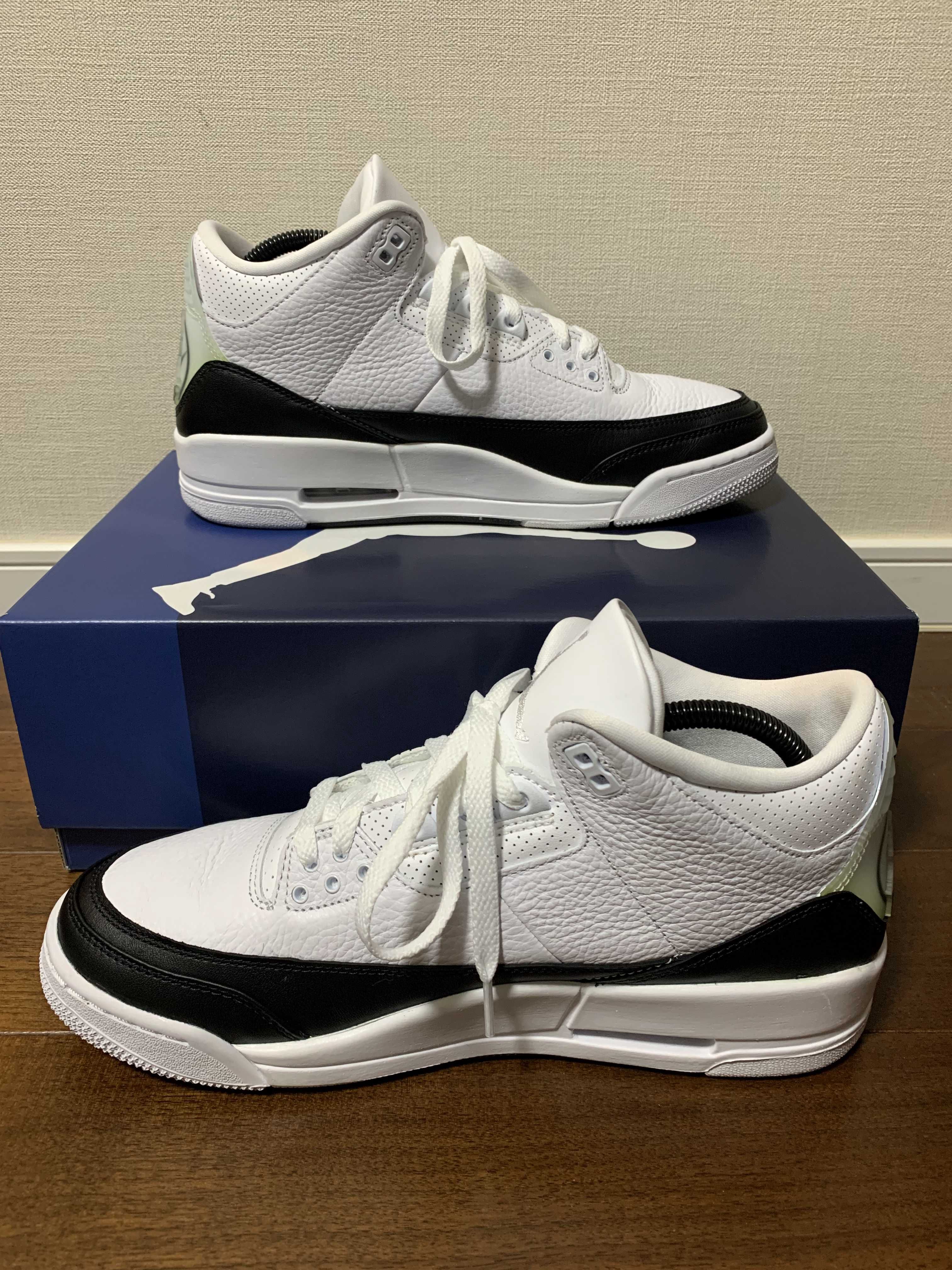 Fragment × Nike Air Jordan 3 "White/Black"