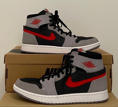 Nike Air Jordan 1 High Zoom CMFT 2 "Black/Fire Red/Cement Grey/White"