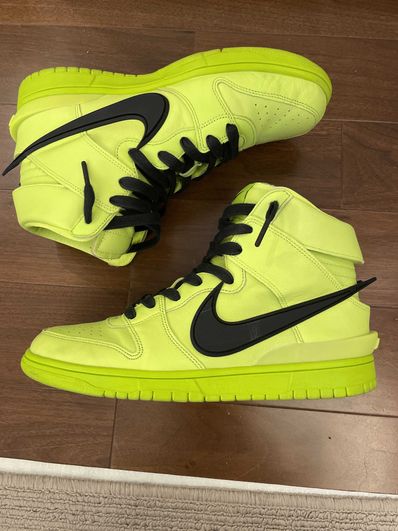 AMBUSH × NIKE DUNK HIGH "FLASH LIME"