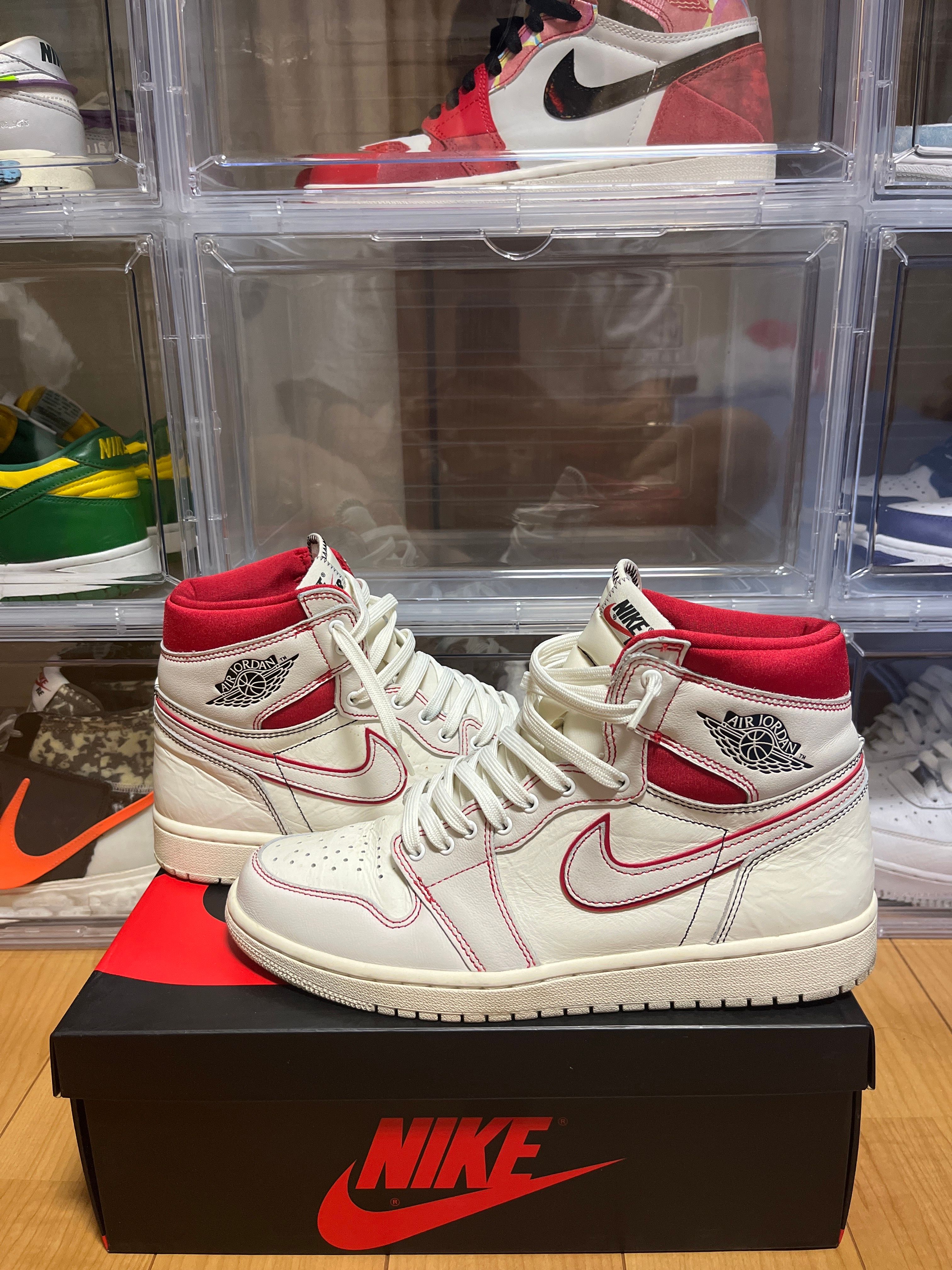 Nike Air Jordan 1 Retro High OG "Sail/University Red"     