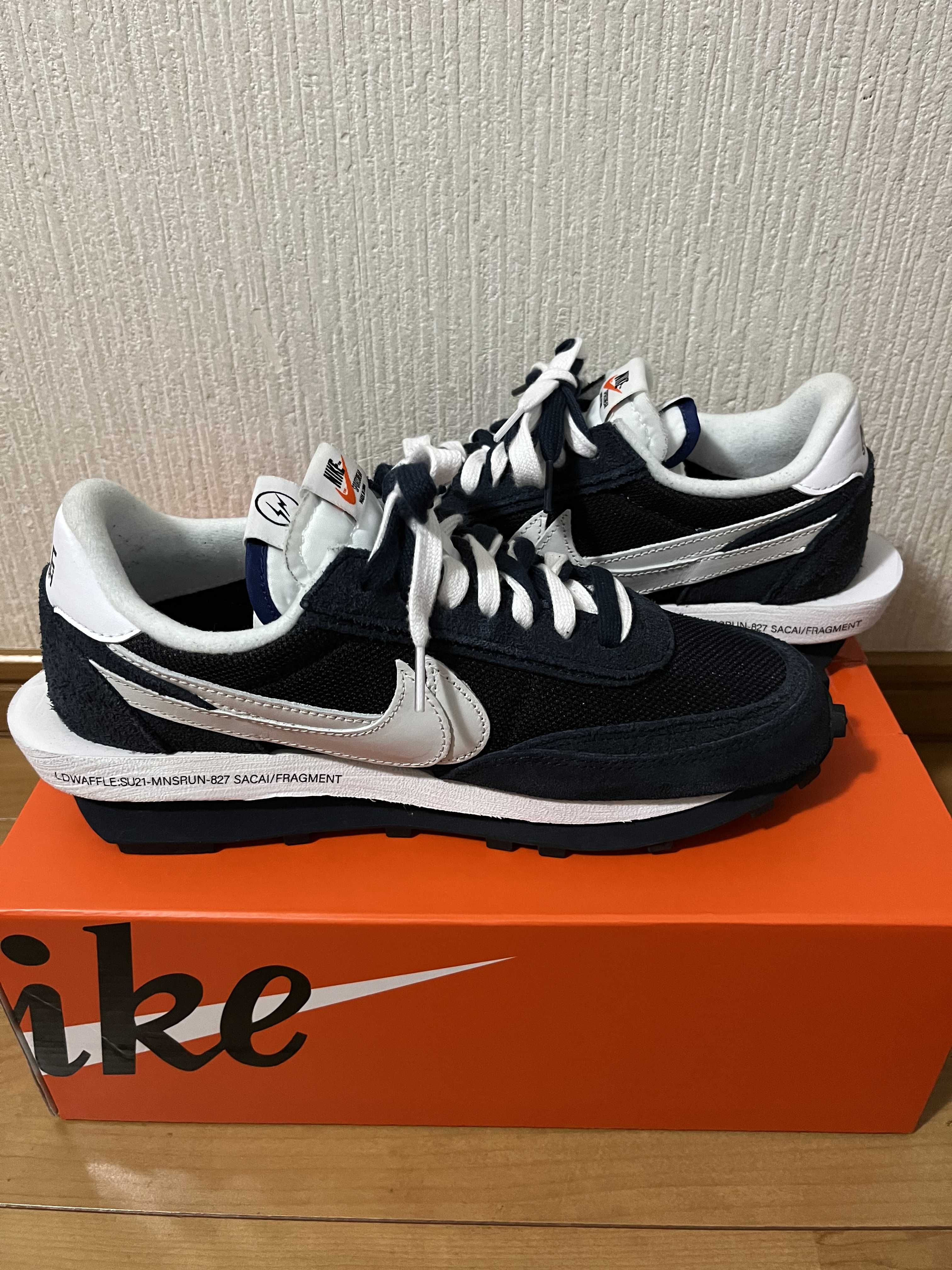 Fragment × sacai × Nike LD Waffle "Blackended Blue"
