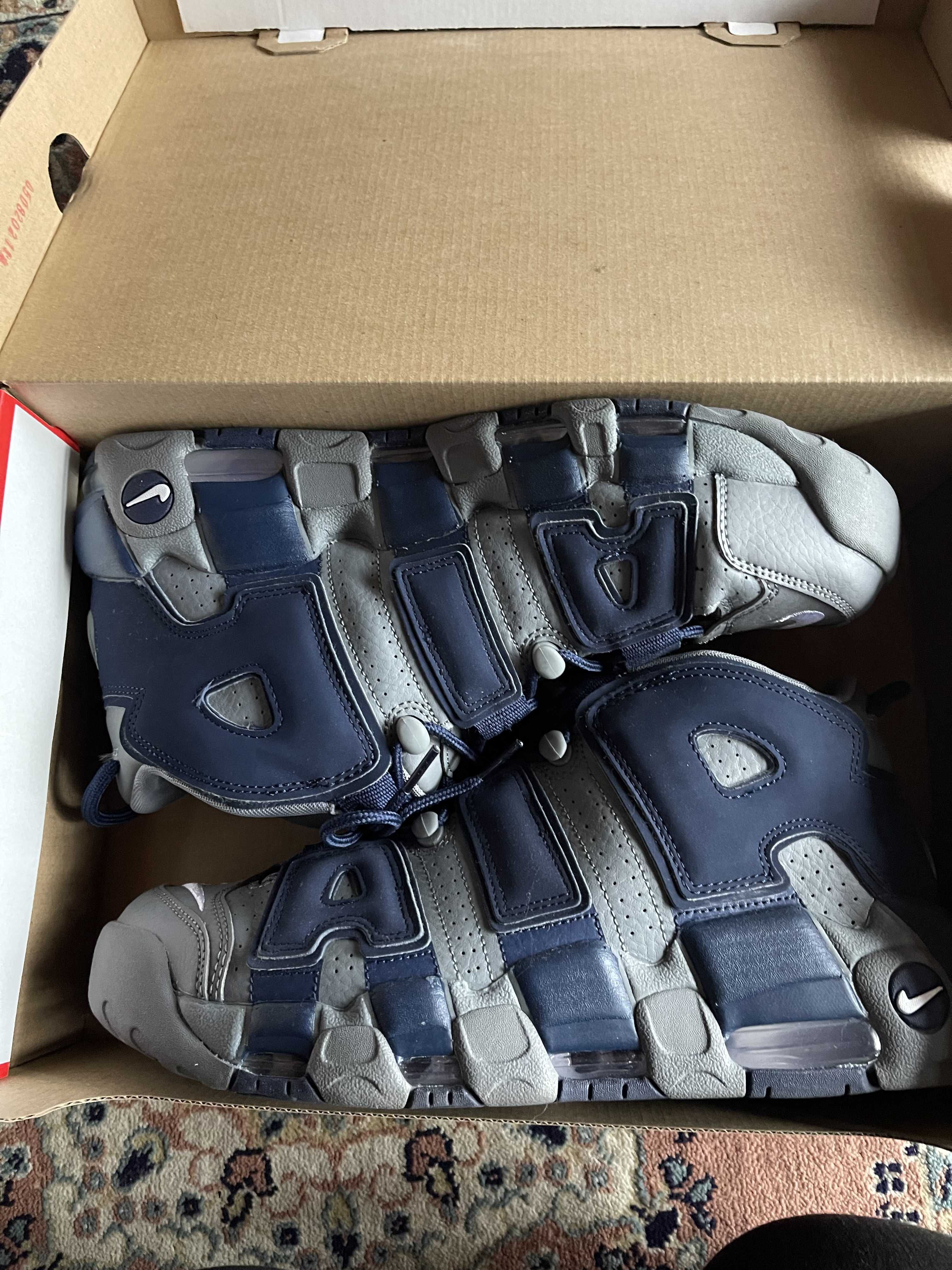Nike Air More Uptempo '96 "Cool Grey/White/Midnight Navy"