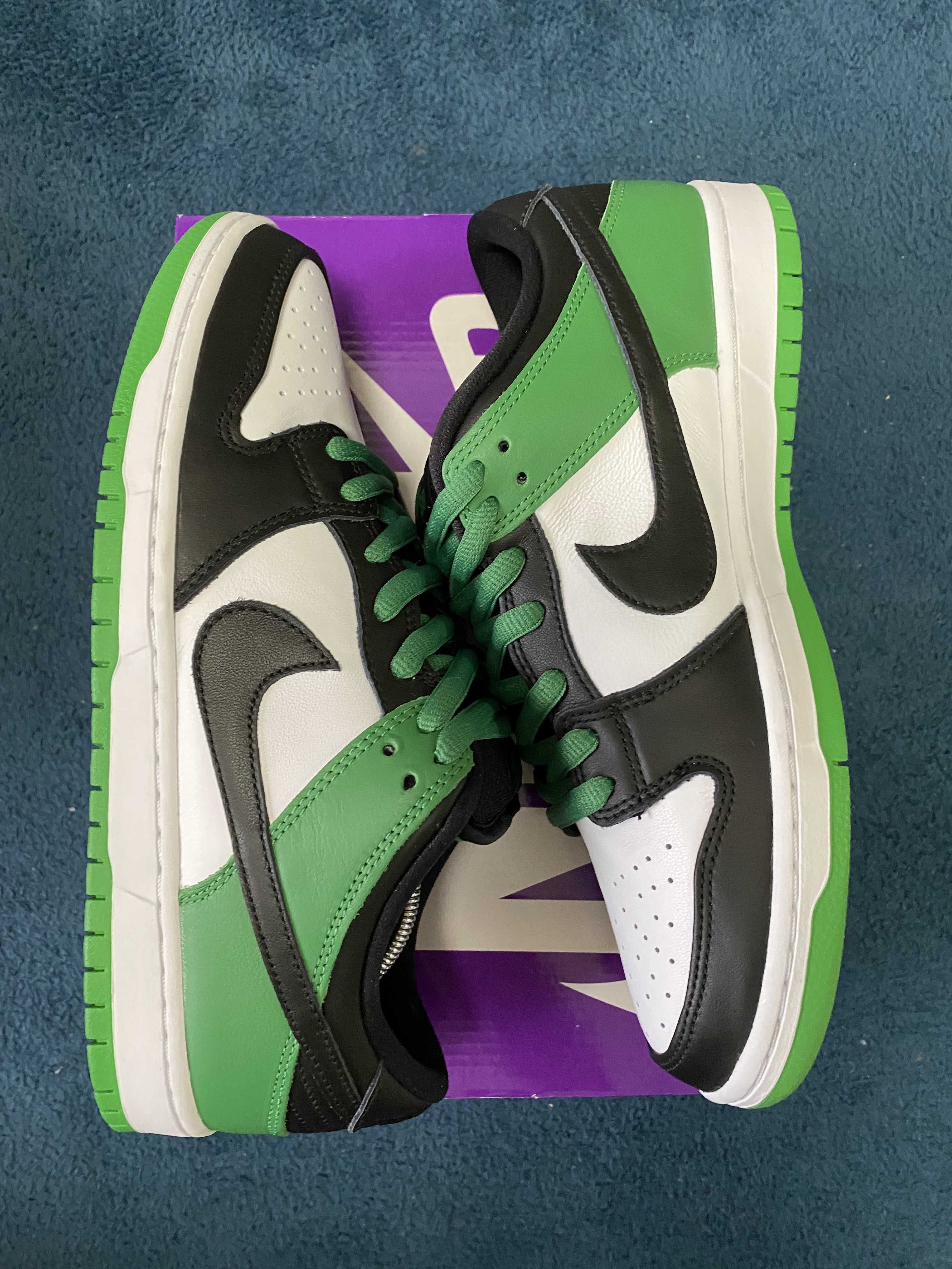 Nike SB Dunk Low Pro "Black and Classic Green"