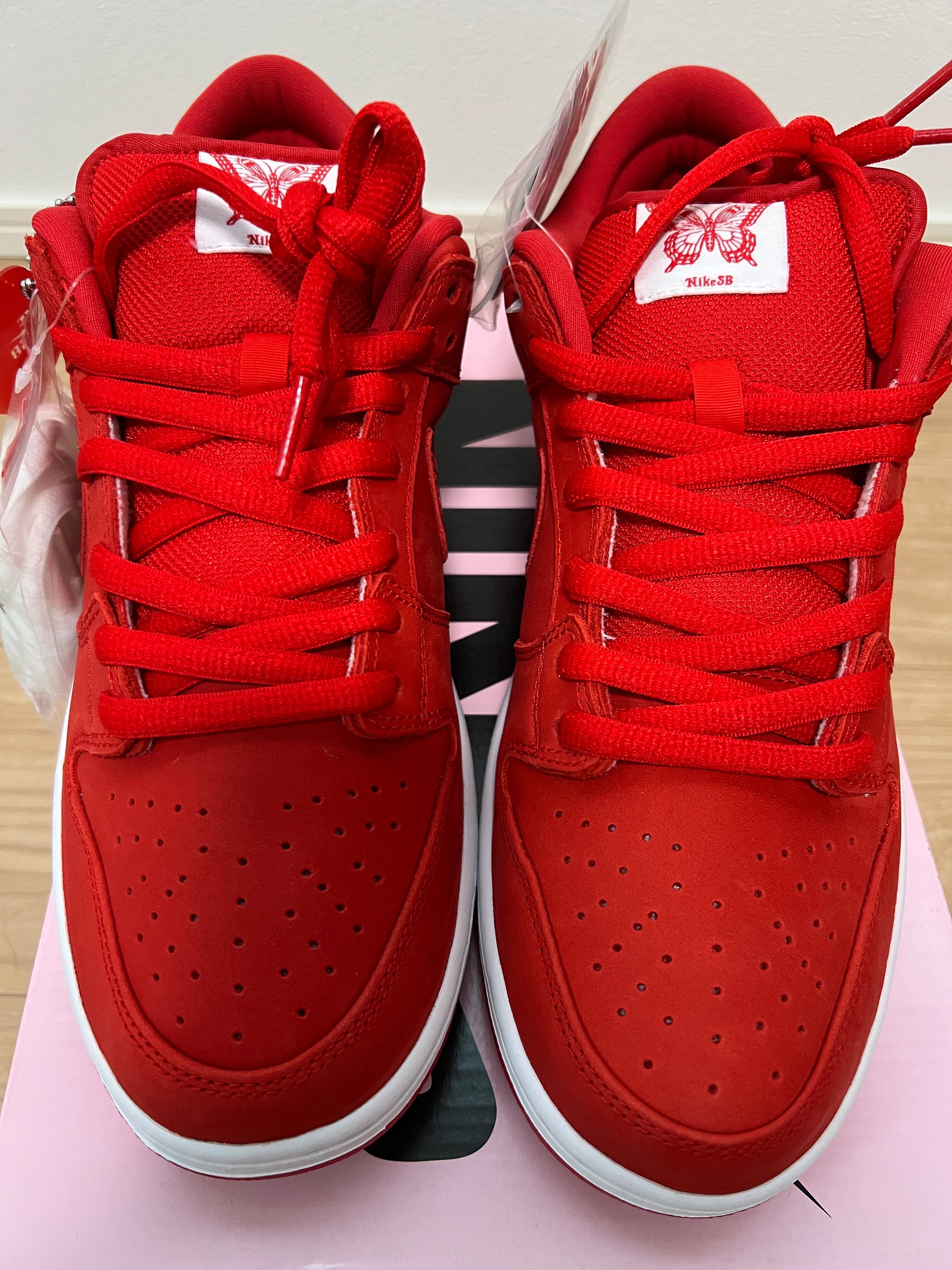 Girls Don't Cry × Nike SB Dunk Low Pro QS "Red" / VERDY