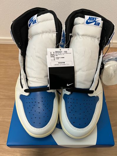 Travis Scott × fragment design × Nike Air Jordan 1 Retro High OG SP "Military Blue"