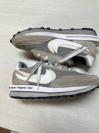Fragment × sacai × Nike LD Waffle "Light Smoke Grey"