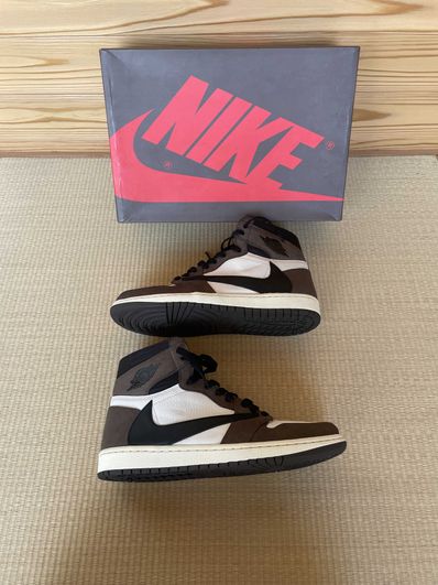 Travis Scott × Nike Air Jordan 1 Retro High OG TS SP "Sail/Dark Mocha"