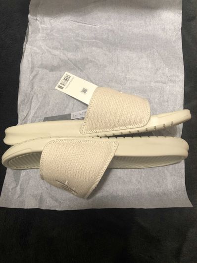 STUSSY × NIKE BENASSI SLIDE "STONE"