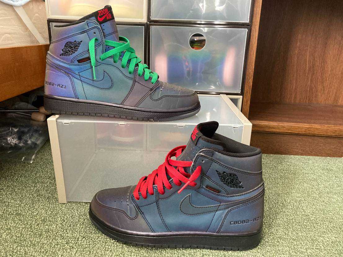 Nike Air Jordan 1 High Zoom Fearless "Multi Color/Varsity Red/Black"